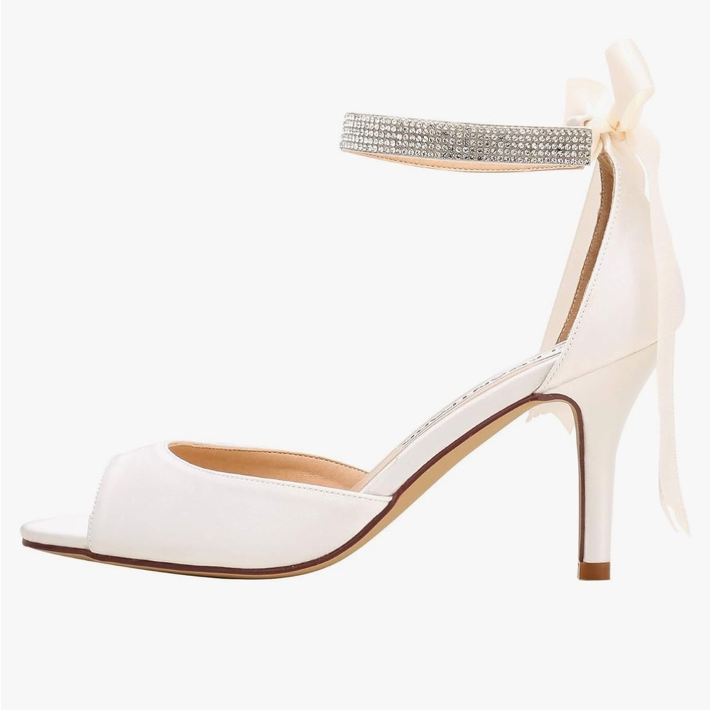 Ivory wedding shoes size 9.5